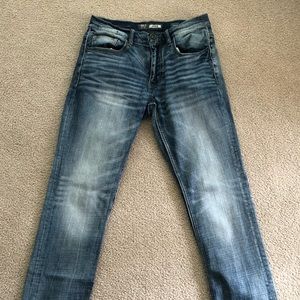 BKE 30w 30l Blue Straight Leg Denim